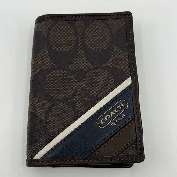 Coach Other - Coach Heritage Stripe Signature Card Holder